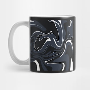 Black paint drip Mug